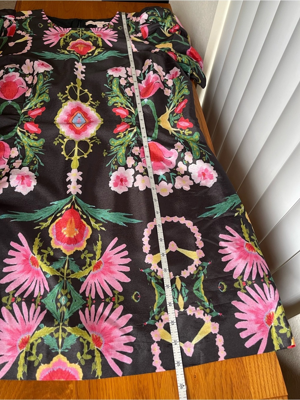 Hutch Ellia Mini Dress Black Multicolor Floral Size 1X - Picture 10 of 16